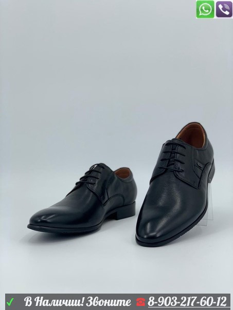 Мужские туфли Rossini Roberto черные - фото 3 - id-p99208267