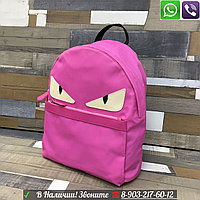 Рюкзак Fendi Monster с глазами Розовый