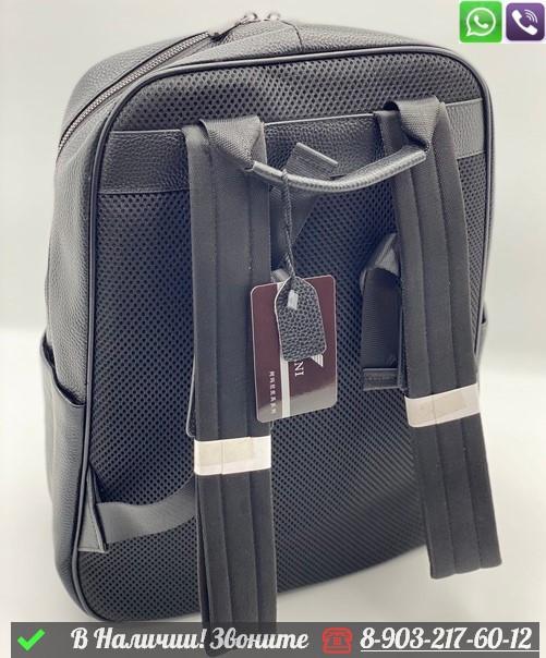 Рюкзак Armani кожаный черный - фото 4 - id-p99214078