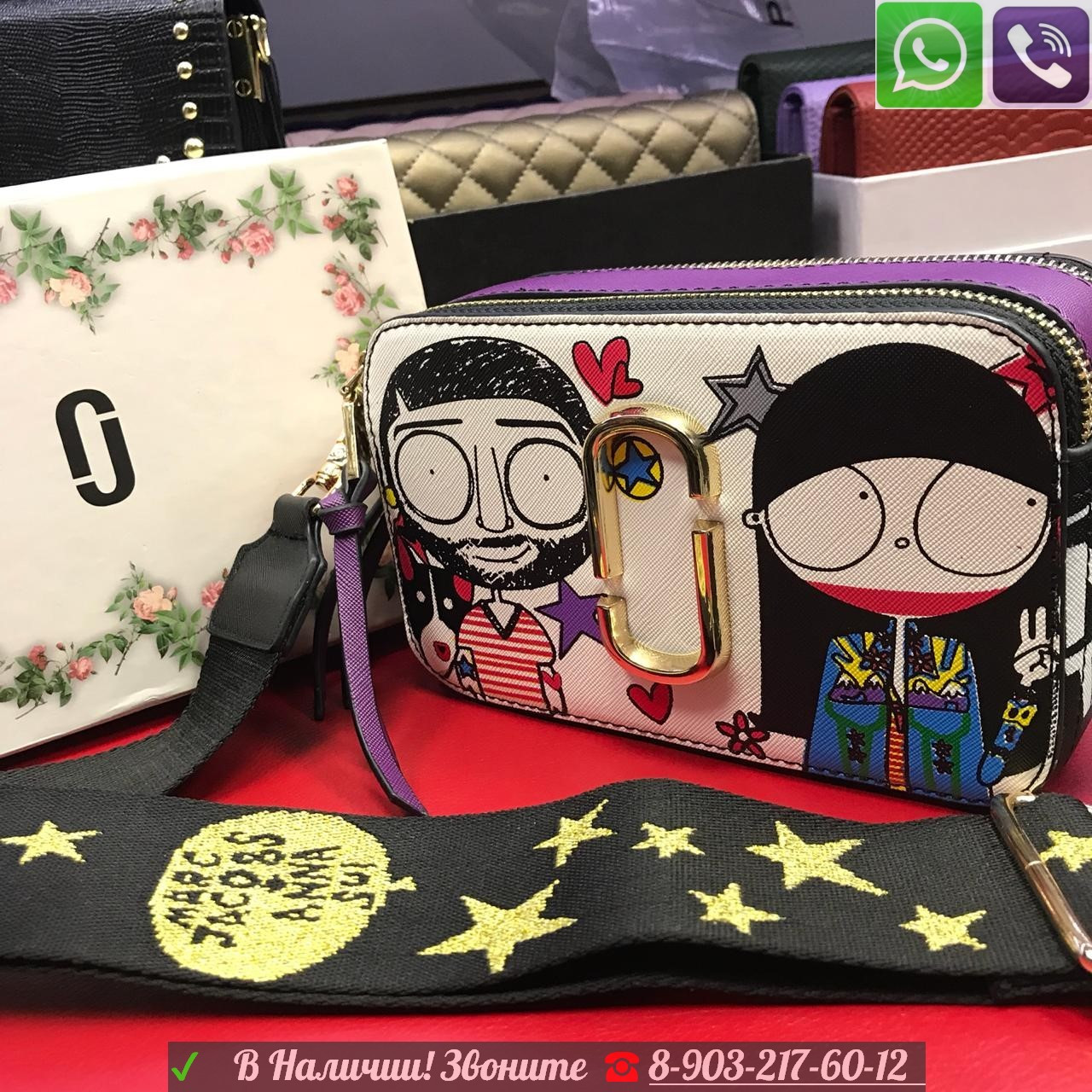 Сумка marc jacobs anna sui snapshot camera Клатч - фото 8 - id-p99197888