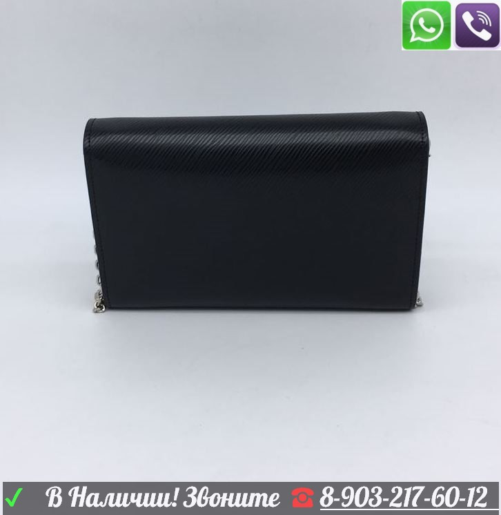 Сумка Louis Vuitton Twist Черный маленький клатч - фото 2 - id-p99196903