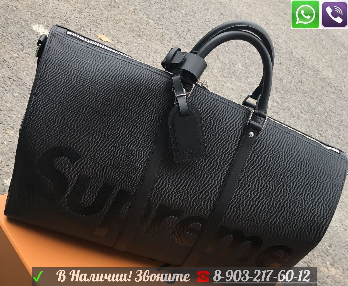 СумкаLouis Vuitton Keepall Supreme - фото 3 - id-p99195949