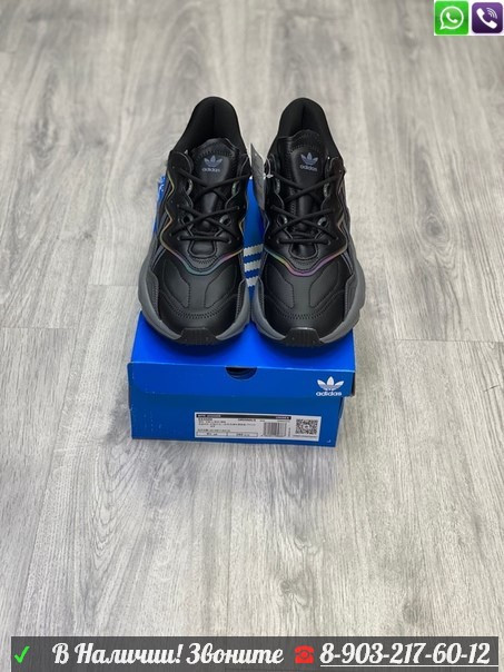 Кроссовки Adidas Ozweego черные - фото 5 - id-p99209266