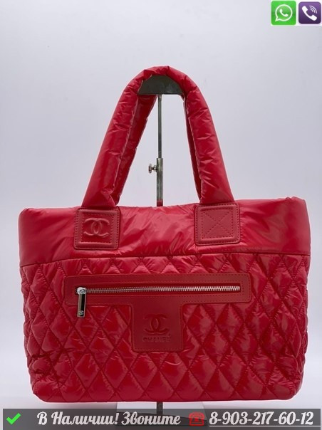 Сумка тоут Chanel красная