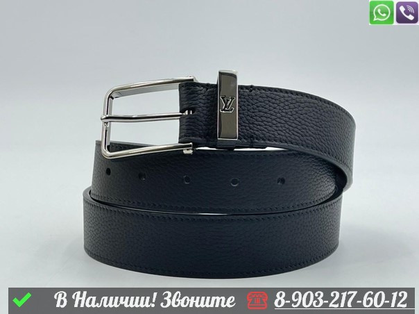 Ремень Louis Vuitton черный - фото 1 - id-p99215681
