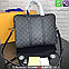 Сумка Louis Vuitton Monogram Eclipse Луи Виттон Портфель Серая черная монограмма, фото 5