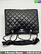 Сумка тоут Chanel черная, фото 6