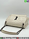 Сумка Saint Laurent Monogram белая, фото 6