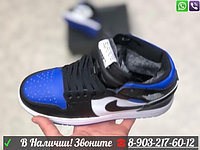 Зимние кроссовки Nike Air Jordan Mid 1 черные