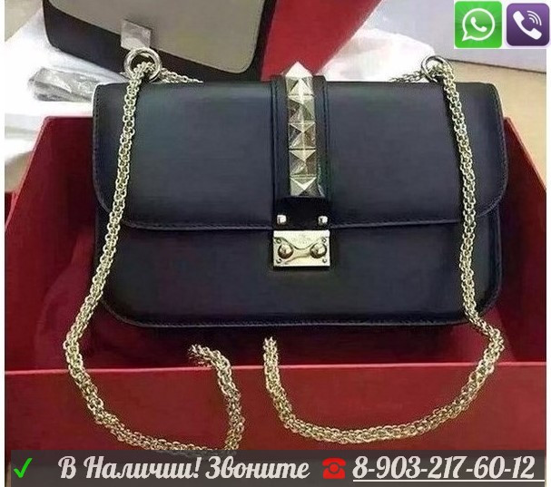 Сумка Valentino Garavani Glam Lock Валентино Клатч - фото 3 - id-p99195026