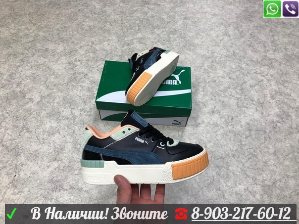 Кеды Puma Cali Sport черные - фото 5 - id-p99211227