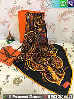 Hermes Шарф Шелковый Платок Гермес Яркий