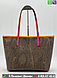 Сумка шоппер Etro коричневая, фото 3