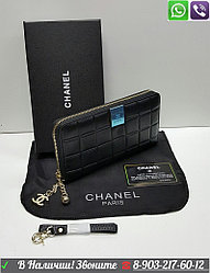 Кошелек Chanel Шанель кожаный