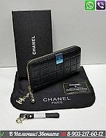 Кошелек Chanel Шанель кожаный 12, Синий