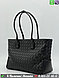 Сумка тоут Bottega Veneta черная, фото 3