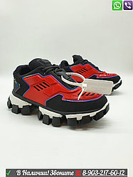 Кроссовки Prada и Adidas на широкой подошве