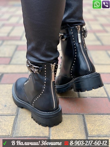 Ботинки Givenchy черные - фото 4 - id-p99210303