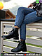 Ботинки CHANEL Шанель черные, фото 2