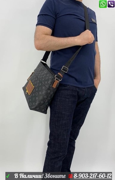 Мужская сумка Louis Vuitton Besace Zippee - фото 4 - id-p99204570