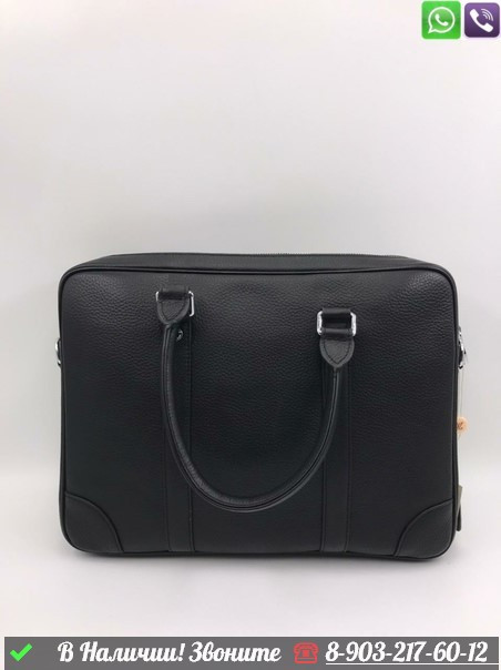 Портфель сумка Louis Vuitton черная - фото 3 - id-p99213264
