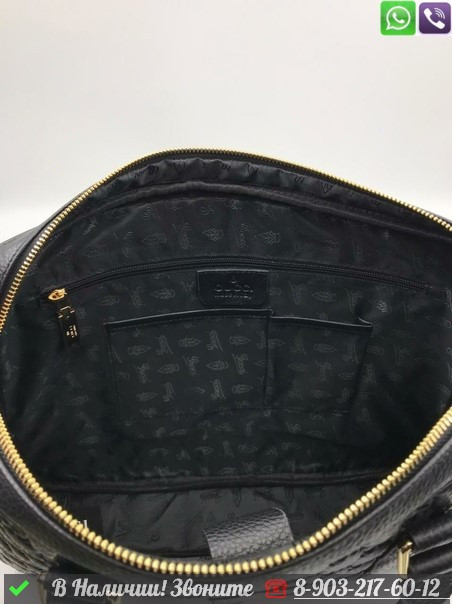 Деловая сумка Gucci Signature черная - фото 4 - id-p99213266
