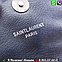 Сумка конверт Yves Saint Laurent Loulou YSL c черным декором, фото 6