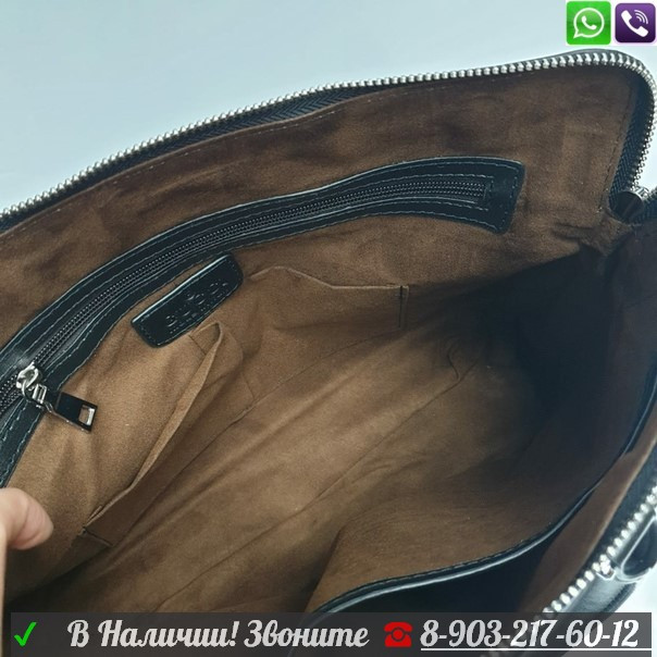 Портфель Gucci деловой черный - фото 4 - id-p99204595