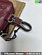 Ключница Bottega Veneta кожаная Бордовый, фото 6