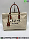 Сумка Celine текстильная бежевая, фото 7