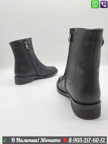 Ботинки Balenciaga кожаные черные - фото 4 - id-p99211357