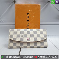 Кошелек Louis Vuitton на кнопке Белый