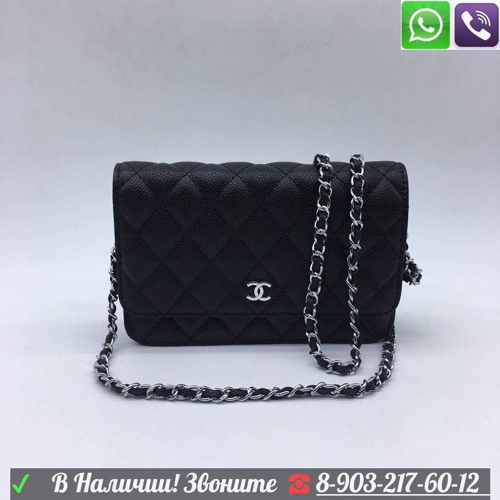Chanel Woc Клатч Сумка Шанель Вок Вог Кожа, фото 1