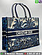 Сумка тоут Dior Book Tote синяя, фото 6