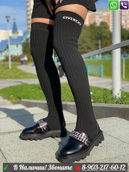 Ботфорты Givenchy Черный - фото 7 - id-p99210388