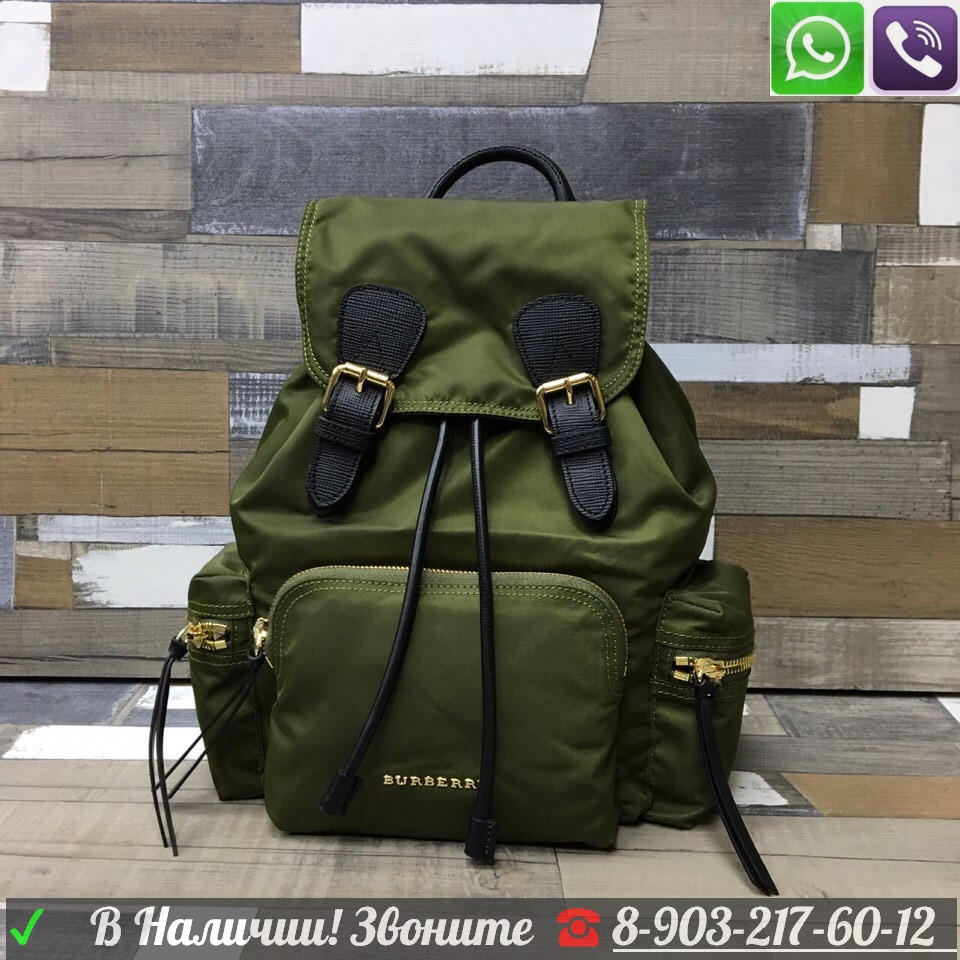 Рюкзак Burberry Rucksack Тканевый Берберри в клетку - фото 3 - id-p99197089