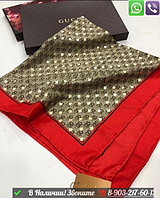 Платок Gucci GG Supreme с широким кантом Красный