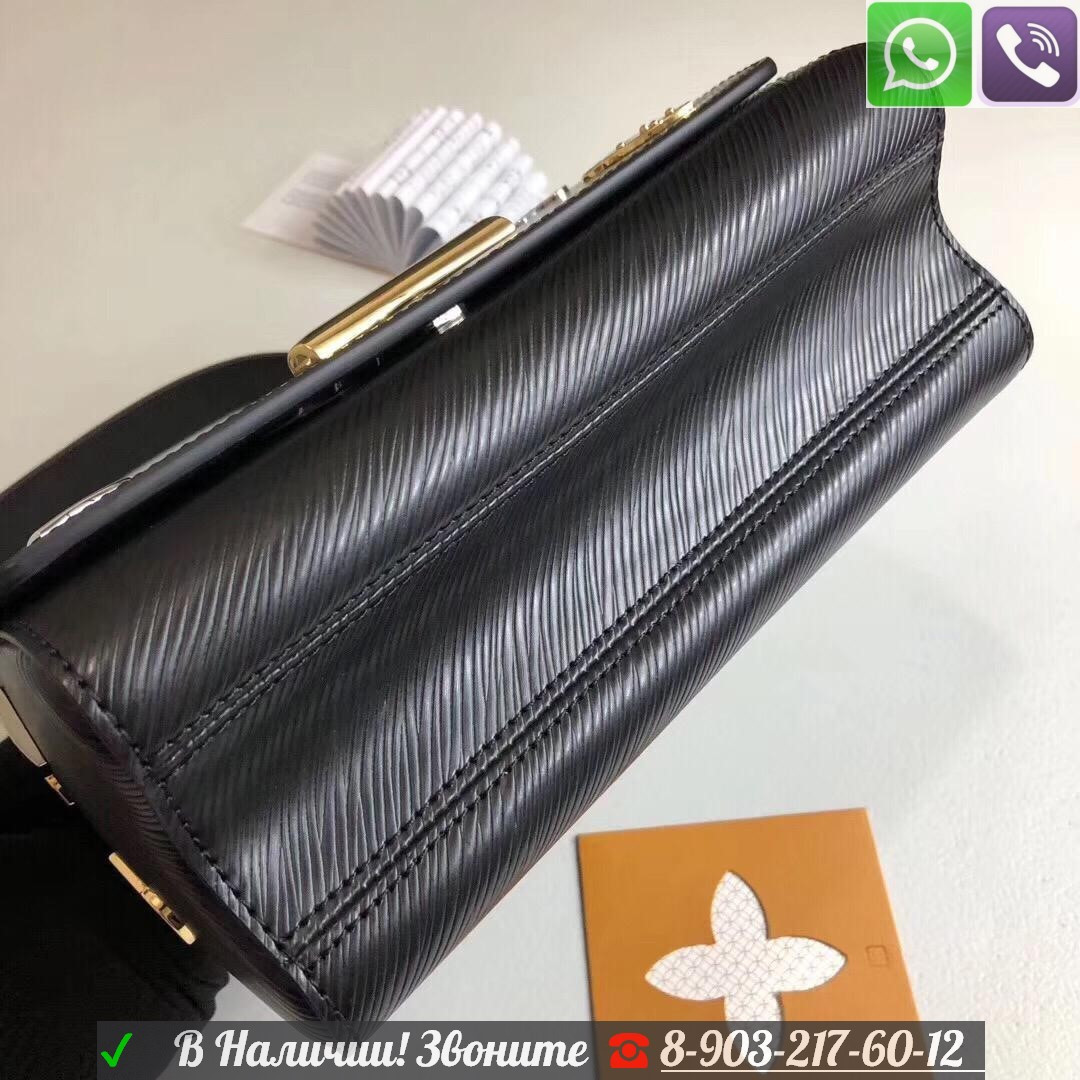 Клатч Louis Vuitton TWIST LOCK с золотым декором - фото 8 - id-p99198981