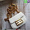 Клатчи Fendi два в одном Фенди белые, фото 6