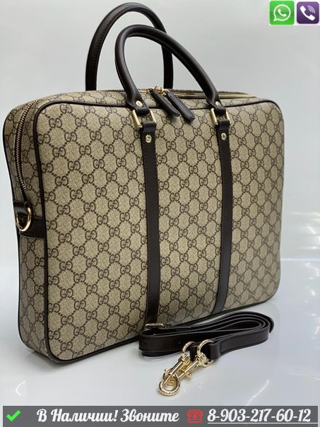 Портфель Gucci GG Supreme - фото 5 - id-p99215264