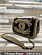Сумка Chanel Шанель Черная с белым меховым знаком, фото 5
