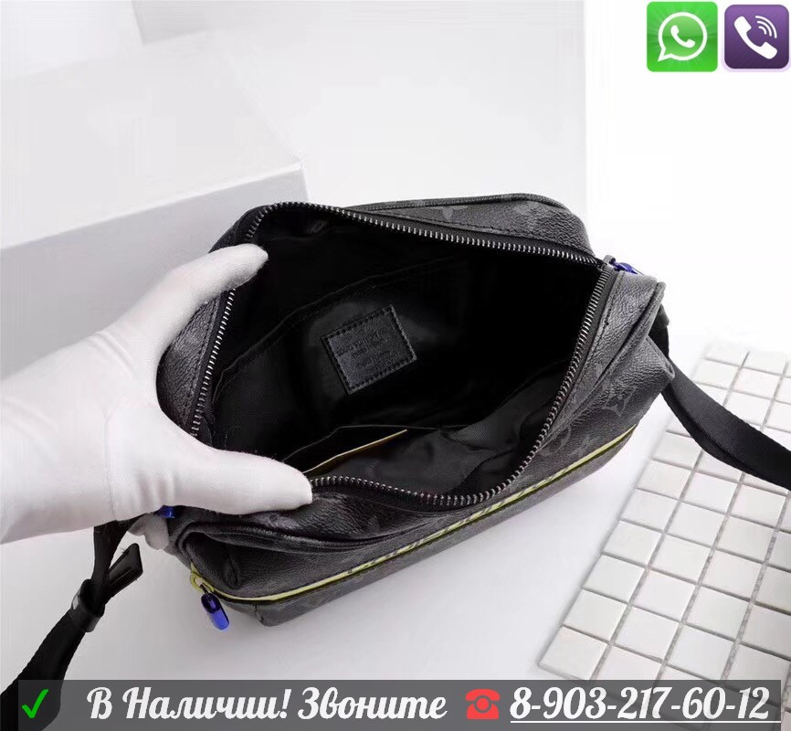 Сумка Louis Vuitton Messenger PM Луи Витон LV Слинг Рюкзак Мужской - фото 9 - id-p99196168