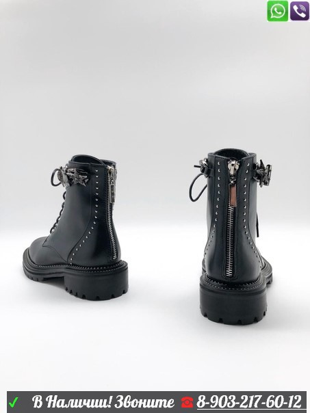 Ботинки Givenchy высокие черные - фото 3 - id-p99208495