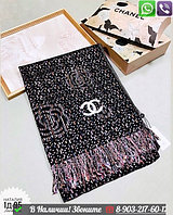 Палантин Chanel кашемировый пестрый