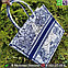 Сумка тоут Dior Book Tote синяя, фото 5
