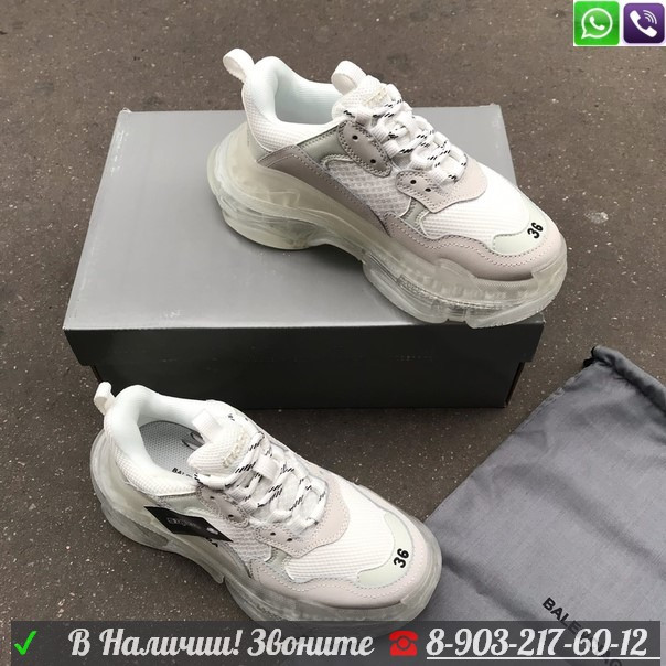 Кроссовки Balenciaga Triple S женские - фото 4 - id-p99205608