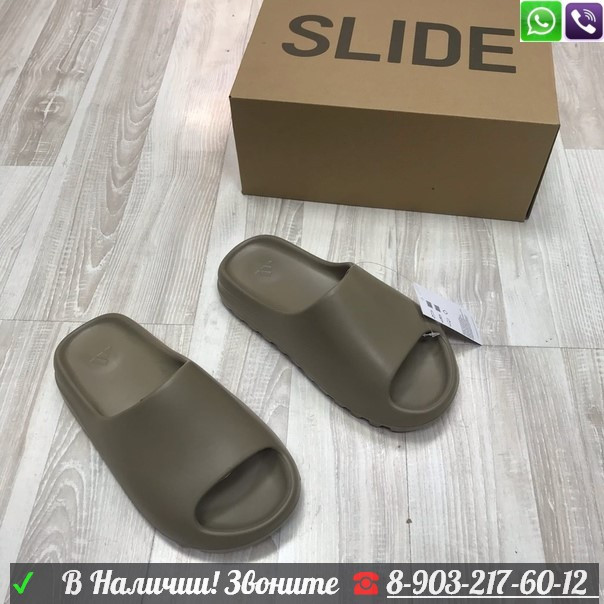 Шлепанцы Adidas Yeezy Slide Черный - фото 3 - id-p99205614