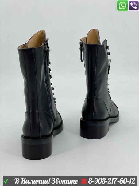 Высокие ботинки Chanel черные - фото 9 - id-p99211425