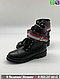 Ботинки Louis Vuitton Луи Витон черные с мехом, фото 5