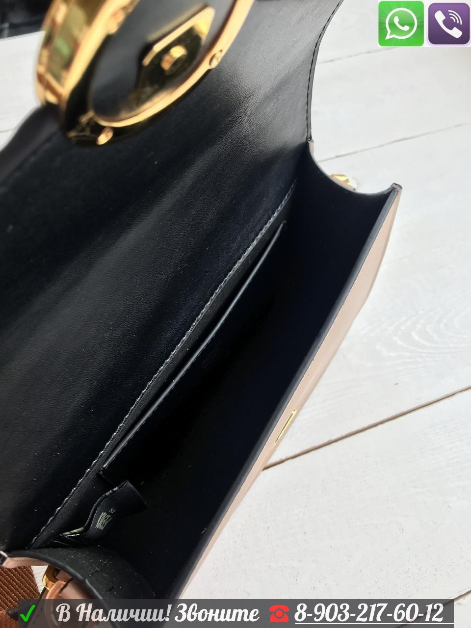 Клатч FENDI на тканевом ремне Фенди черный - фото 5 - id-p99199036